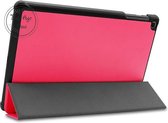 Tablethoes - Geschikt voorSamsung Galaxy Tab A 10.1 (2019) - Tabletcover - Roze - Samsungtablet hoes - Bookcover