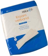 HEKA Kraamverband 9.5 x 33 cm - pak 20 stuks