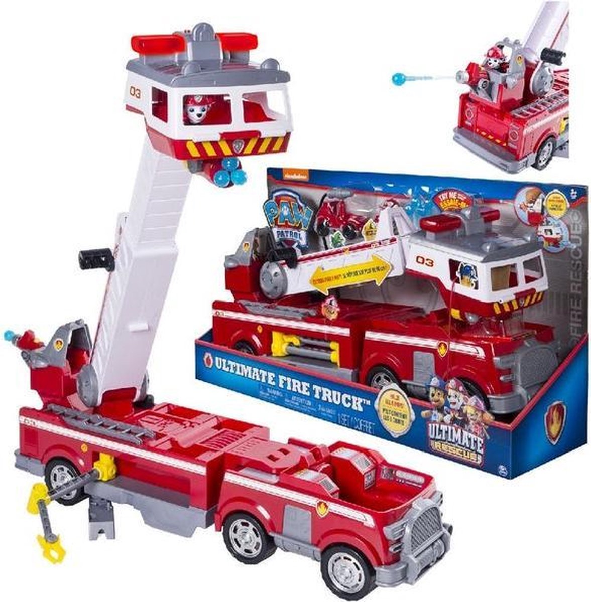 PAW Patrol De Film - Marshall Transformerende Brandweerauto met ladder