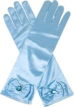 speelgoed meisjes - Elsa / Anna blauwe handschoenen voor bij je frozen jurk - prinsessen verkleedkleding