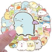 Kawaii - sticker set | vinyl stickers | 6cm -- 9cm - 50 stuks