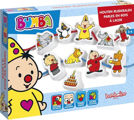 Bambolino Toys - Bumba houten rijgkralen - 12- delige set - educatief  peuterspeelgoed... | bol.com
