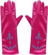 Speelgoed meisjes - voor bij je prinsessenjurk - Elsa / Anna roze handschoenen voor bij je frozen jurk - prinsessen verkleedkleding