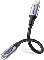Adaptateur USB-C vers mini jack 3.5mm Acefast C1-07 18cm (noir