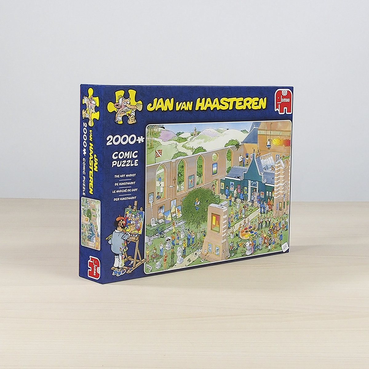 Jan van Haasteren De Kunstmarkt puzzel - 2000 stukjes — afbeelding 9