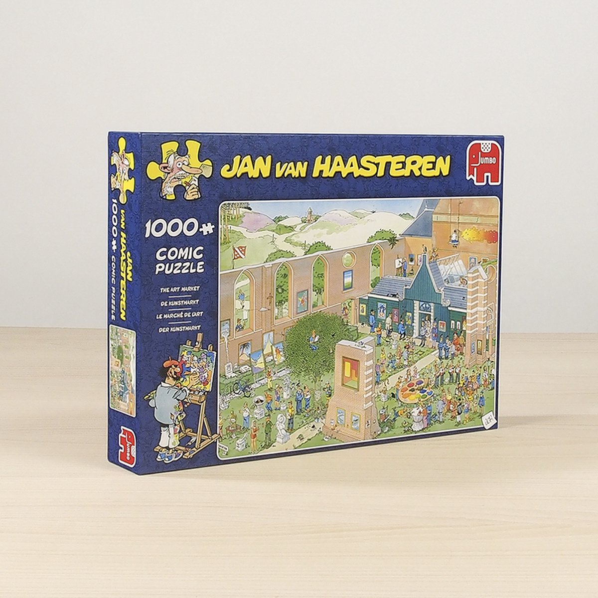 Jan van Haasteren De Kunstmarkt puzzel - 1000 stukjes — afbeelding 8
