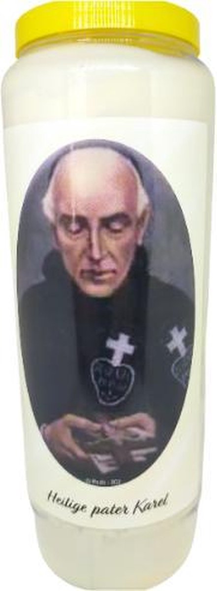 Heilige Pater Karel - Noveenkaars - 9 dagen brander (20 stuks)