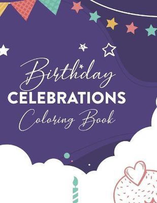 Birthday Celebrations Coloring Book - cover