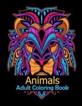 Animals Adult Coloring Book