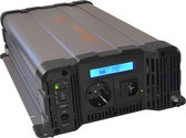 PowerBoozt Rhino LB omvormer | 1500W 12V | BYPASS | Zuivere sinus inverter