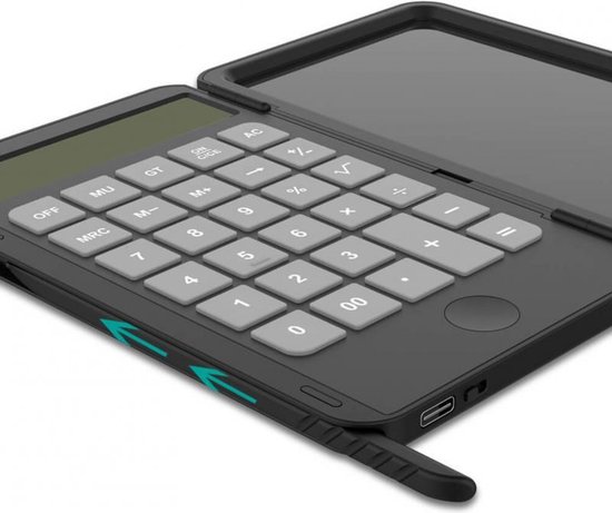 Calculatrice Tablette d'écriture LCD 2 en 1 pliable | bol