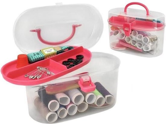 OuryTech Naaigarn Set, 34 stuks Naaigaren Met Grote Oog