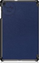 Housse pour tablette - Samsung Galaxy Tab A 10.1 (2019) - Housse pour tablette - Bleu foncé - Housse pour tablette Samsung - Couverture de livre