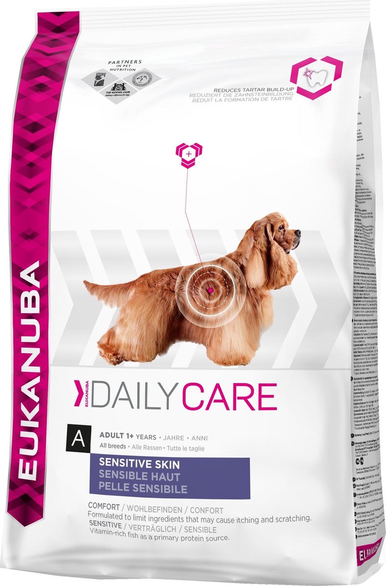 Eukanuba hondenvoer Daily care sensitive skin 12KG