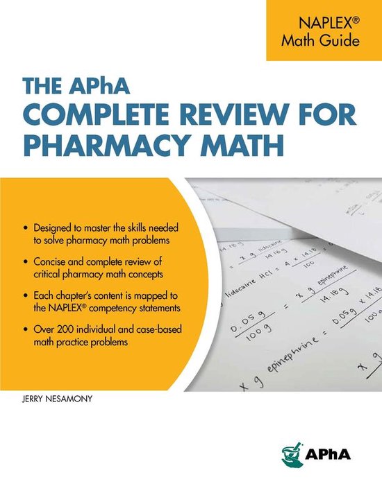 Foto: The apha complete review for pharmacy math