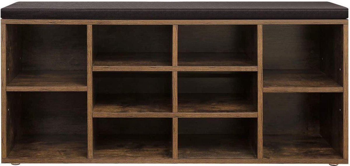 Vasagle Schoenbank - Bank - Schoenenrek - Opbergruimte Onder De Zitting Hal Woonkamer Slaapkamer Schoenenkast 150 Kg Draagvermogen 80 X 30 X 44 Cm Vasagle Schoenbank - Bank - Schoenenrek - Opbergruimte Onder De Zitting Hal Woonkamer Slaapkamer Schoenenkast 150 Kg Draagvermogen 80 X 30 X 44 Cm