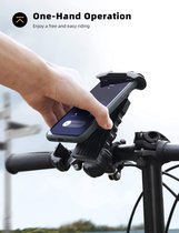 Telefoonhouder | Fiets | Universeel | Draaibaar | Zwart | Stevig | Schokbestendig