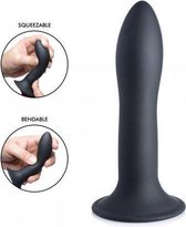 Squeezable Slender Dildo - Black
