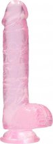 6" / 15 cm Realistic Dildo With Balls - Pink