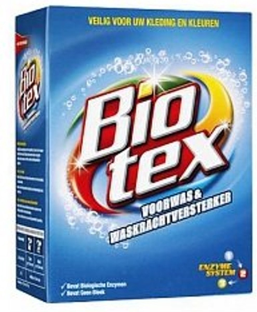 Biotex Waspoeder Voorwas & Waskrachtversterker - 750 gram | bol.com