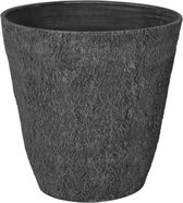 Kunststof pot rond asch stone - XL