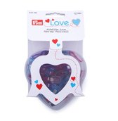 Prym Love stof clips 2,6cm 40 stuks, hartjes doosje, wonderclips