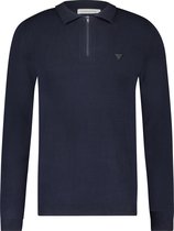 Purewhite -  Heren Regular Fit   Trui  - Blauw - Maat XL