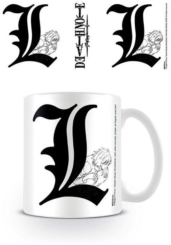 Death Note L Unisex Kop - meerkleurig - Standard