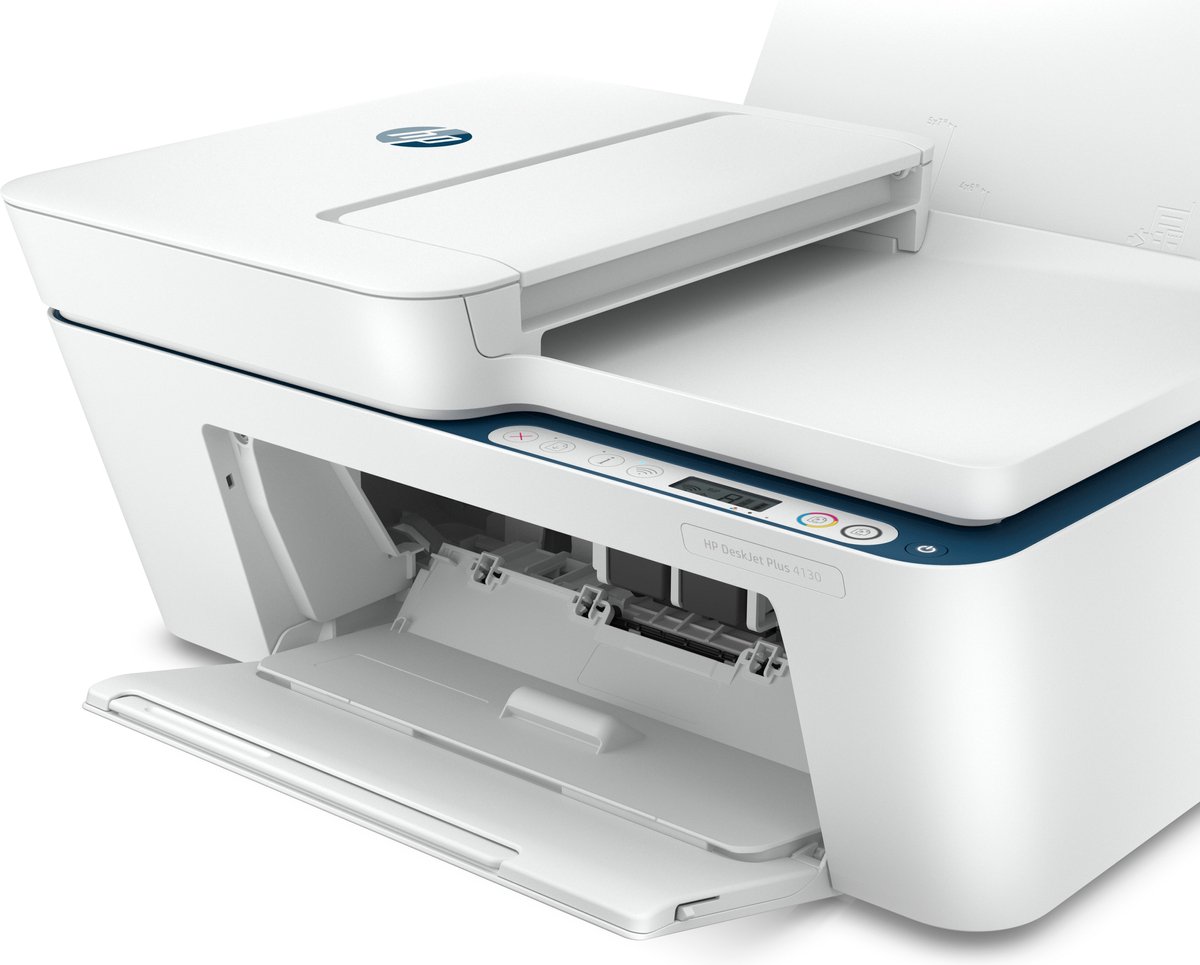 T HP DeskJet Plus 4130 USB WiFi Bluetooth weiss | bol.com