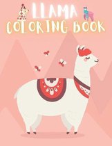 Llama Coloring Book