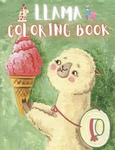 Llama Coloring Book