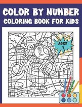 Color By Number Coloring Book For Kids Ages 7