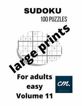 Easy sudoku puzzle book for adults