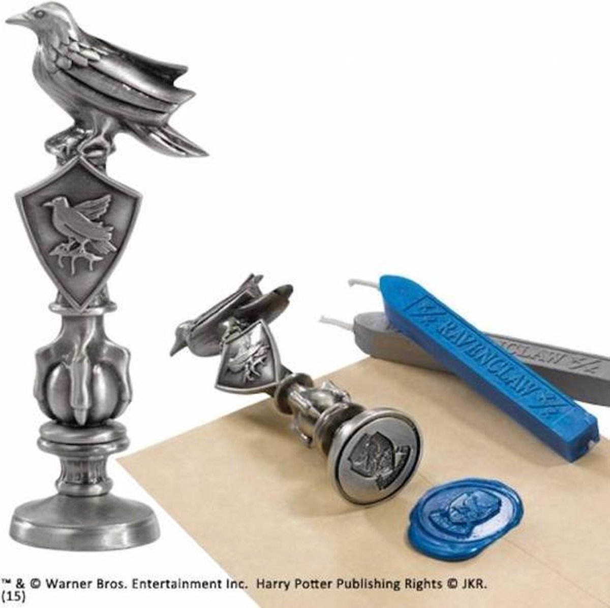 Noble Collection Waxzegel Harry Potter - Ravenclaw 10 Cm Zilver