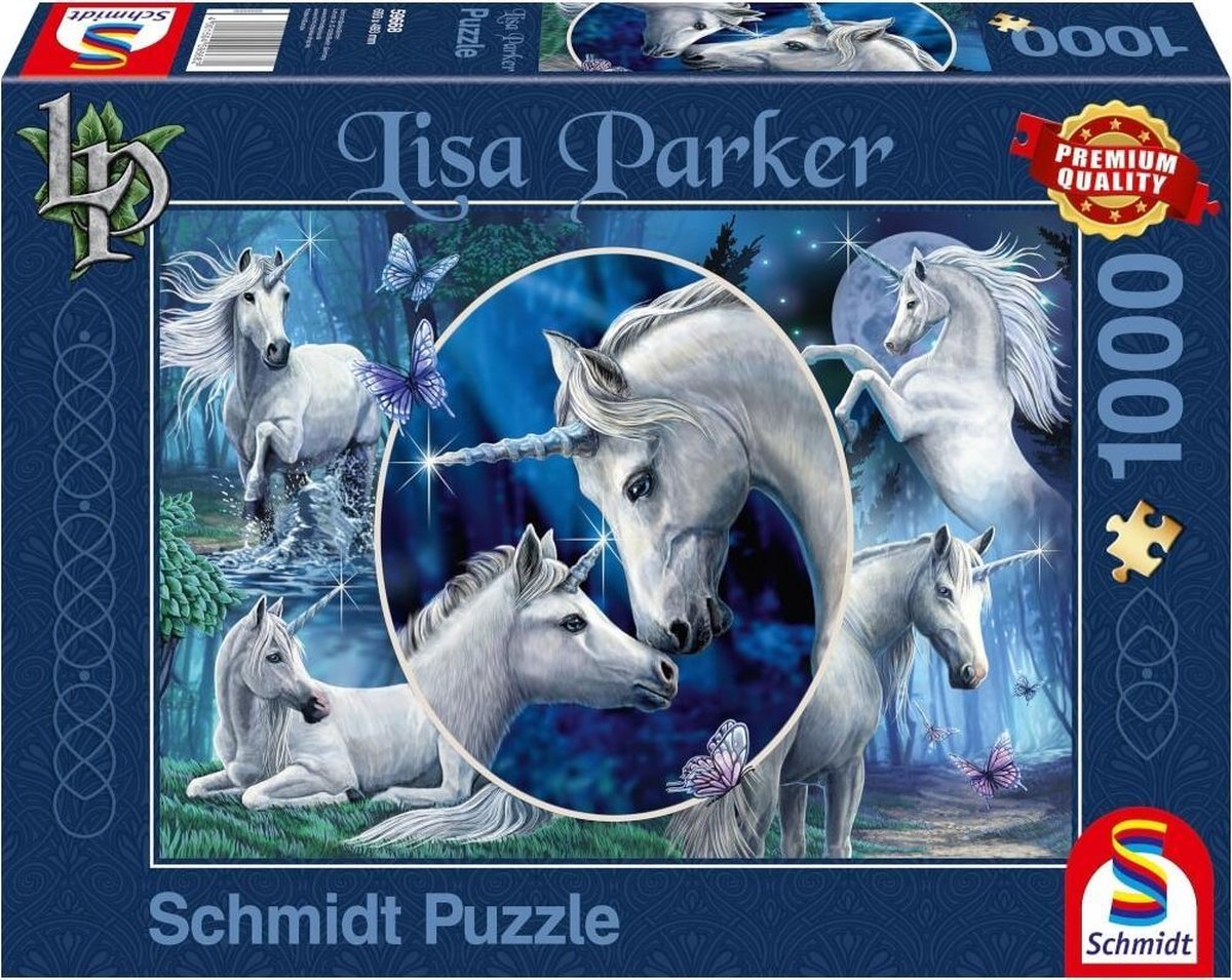Charmante Eenhoorns, 1000 stukjes Puzzel