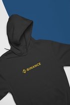 Binance Exchange Crypto Currency HOODIE - Bitcoin Ethereum Cardano Token - Maat XL