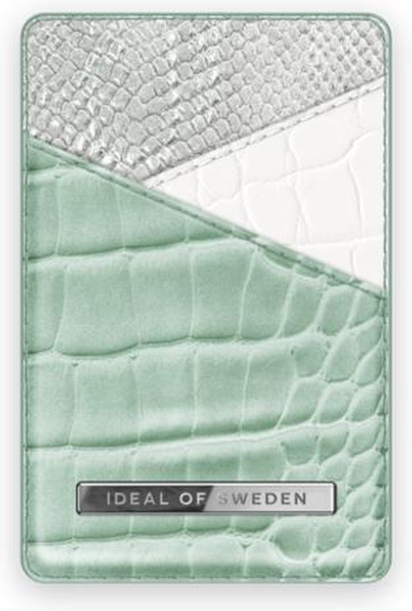 iDeal of Sweden Magnetic Card Holder Atelier voor Universal Palladian Mint Snake