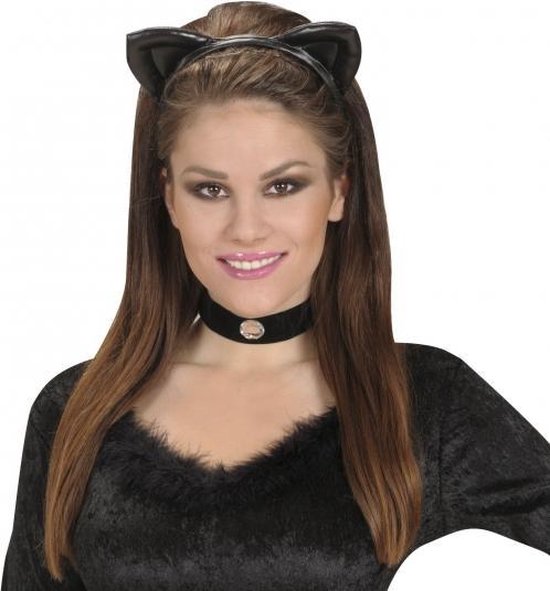 Zwarte Kat Kostuum Halloween Dames