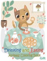 Drinking and Eating Animals Coloring Book Gift