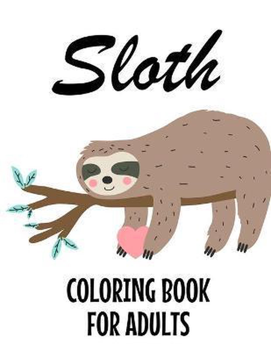 Sloth Coloring Book For Adults van Gizmo Carabo