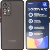 BestCases -  Samsung Galaxy A72 5G Hoesje - Samsung Galaxy A72 5G Hard Case Telefoonhoesje - Samsung Galaxy A72 5G Backcover - Zwart