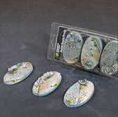 Urban Warfare Bases Pre-Painted (3x75mm Oval)