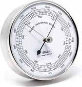 Fischer | Barometer ø 103 mm | Hoogwaardig & Stijlvol | Met verstelbare wijzer voor trendaanwijzing
