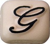 LaDot Tattoo Stempel Steen - S125G - Small - Letter G - Nep Tattoo - Black Tattoo - Kinderen en Volwassenen