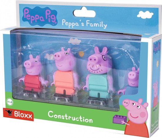 BIG Bloxx Peppa Pig Peppa´s Family - Constructiespeelgoed - BIG