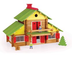 Bouwstenen Jeujura My Wooden Chalet 8005 (240 Onderdelen)