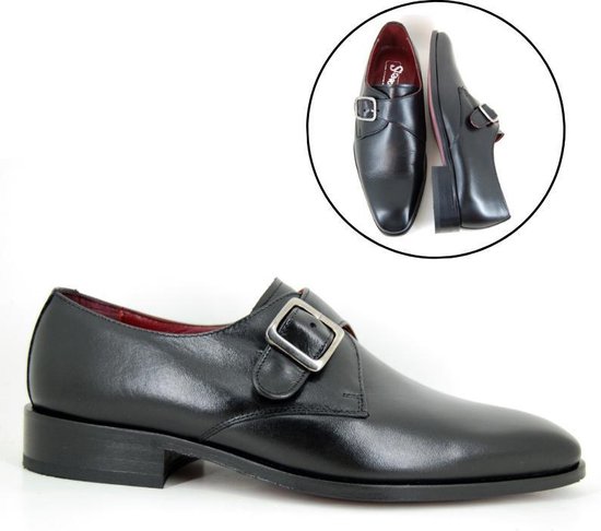 Doucals Leren Schoenen in het Zwart voor heren Heren Schoenen voor voor Instappers voor Monk gespschoenen 