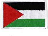 Palestijnse Palestine Vlag Strijk Embleem Patch B 8 x L 5.2 cm