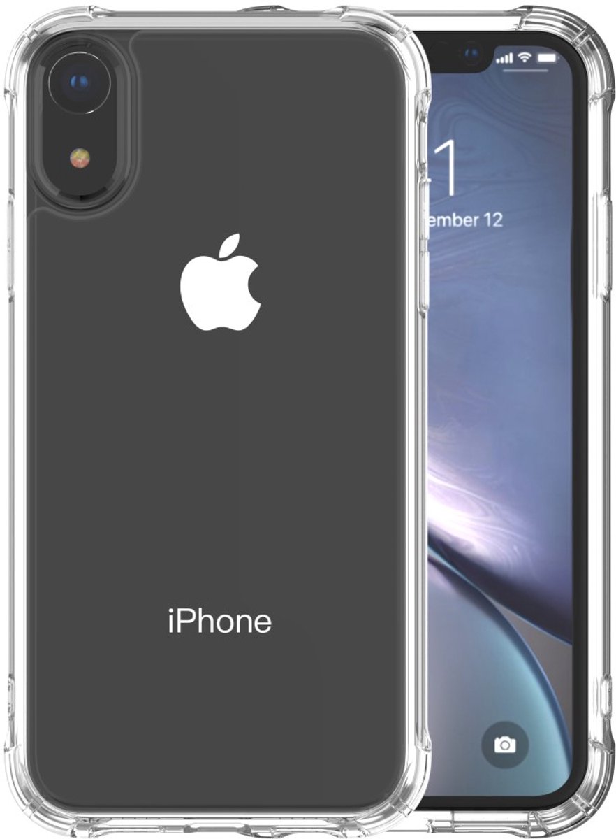TPU Hoesje Anti-shock Transparant - Geschikt voor Iphone XR