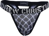 Andrew Christian - Barbed Wire Sheer Y-Back Thong - Maat M - Heren String - Erotisch heren ondergoed